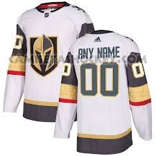 Camiseta Hockey Hombre Vegas Golden Knights Segunda Personalizada Blanco